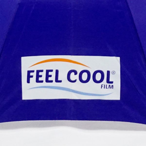 ร่มขนาดกลาง24นิ้ว สีน้ำเงิน งานFEELCOOL